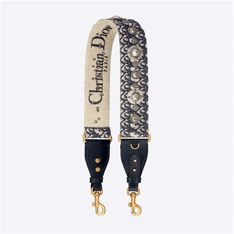 dior embroidered|dior embroidery strap.